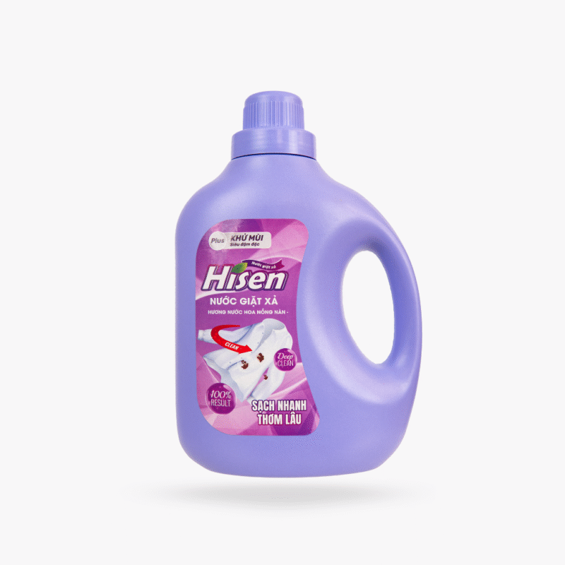 [Plus] Nước giặt xả HISEN cao cấp - Hương ngàn hoa Lưu huơng 48h, sạch nhanh
